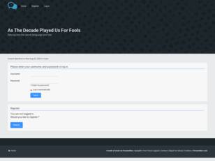 As The Decade Played Us For Fools